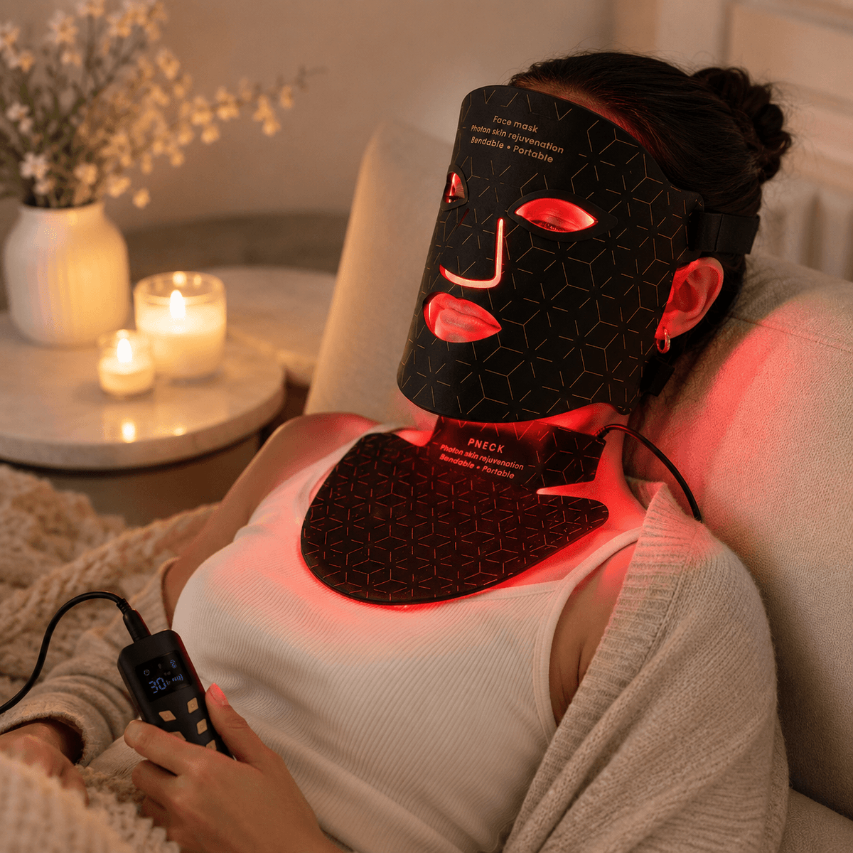 Máscara de Terapia de Luz Roja
